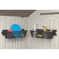 thumbnail image 4 of Suncast Resin Basket Shelf Shed Storage Accessory, 1.3 sq ft holds 30 lbs, 4 of 6