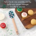 thumbnail image 4 of Holiday Time Silicone & Beechwood Spatula, Trees, 4 of 10