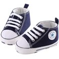 thumbnail image 1 of Gupgi Baby High Top Prewalker Soft Sole Anti Skid Pattern Printing Canvas Shoes, 1 of 3