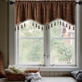 thumbnail image 4 of EGNMCR Room Decor, Home Decor, Wall Decor Elegant Fringed Window Curtains Patterned Rod Panels Stylish Short Drapes For Home Decor Curtains Curtains, 4 of 6