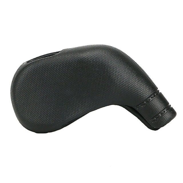 Xingzhi Golf Club Cover TPE Putter Iron Driver Headcovers Portable Replaceable Protector Guard Sleeve Accessories for Beginners Black