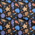 thumbnail image 1 of oneOone Polyester Spandex Black Fabric Beach Sewing Craft Projects Fabric Prints By Yard 56 Inch Wide, 1 of 4