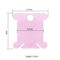 thumbnail image 3 of Embroidery Thread Winding Card Organizer Cross-stitch Line ;embroidery thread bobbin card Thread Bobbin Plastic Card, Pink, 100pcs, 3 of 8