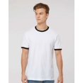 thumbnail image 3 of Tultex T-Shirt à Col Contrastant Unisexe en Jersey Fin, 3 of 7