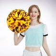 thumbnail image 2 of 2PCS Cheerleading Handheld Colorful Flowers Sports Activities Performance Cheering Supplies Colorful Lightweight Finger Ring Buckle Design Off, 2 of 4