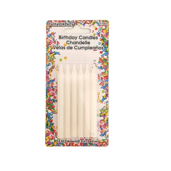 Fantastik Party Birthday Candle Iridescent