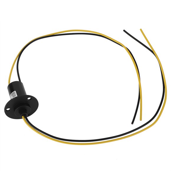 Bague Collecteur, Bagues Coulissantes Conductrices Vitesse de Rotation 150RPM Haute Puissance 0-600V Contact en Métal Précieux avec Protection IP51 pour Équipements Industriels