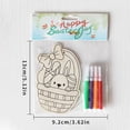 thumbnail image 2 of Easter DIY Wooden Drawing Board Kids Painting Coloring Craft Decoration Easter, 2 of 3