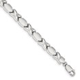 thumbnail image 1 of 925 Sterling Silver Poli Satinch X and O Bracelet, 1 of 2