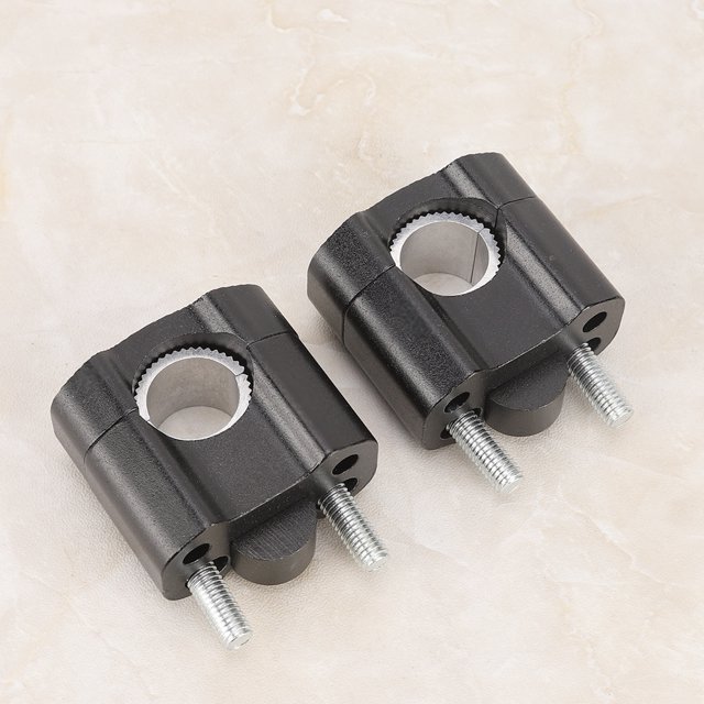 Ccdes Akozon 1 Paire Collier de Serrage de Guidon de Moto avec Alliage d'Aluminium de Haute Qualité Réglable