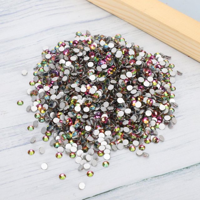 Flatback Strass, 1440pcs Strass de Verre Pierres de Maquillage Strass Ongles Strass Fonctionnalité Polyvalente