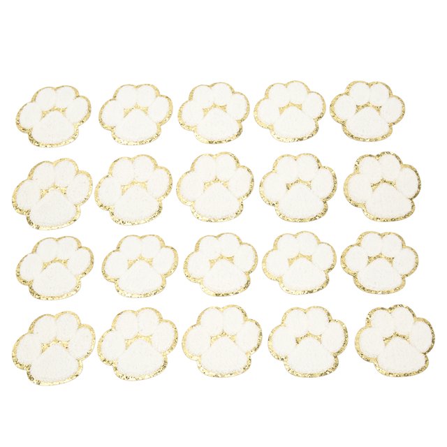 Patches pour Pattes de Chat, 20 Pcs Patches Thermocollants Durabilité Prolongée