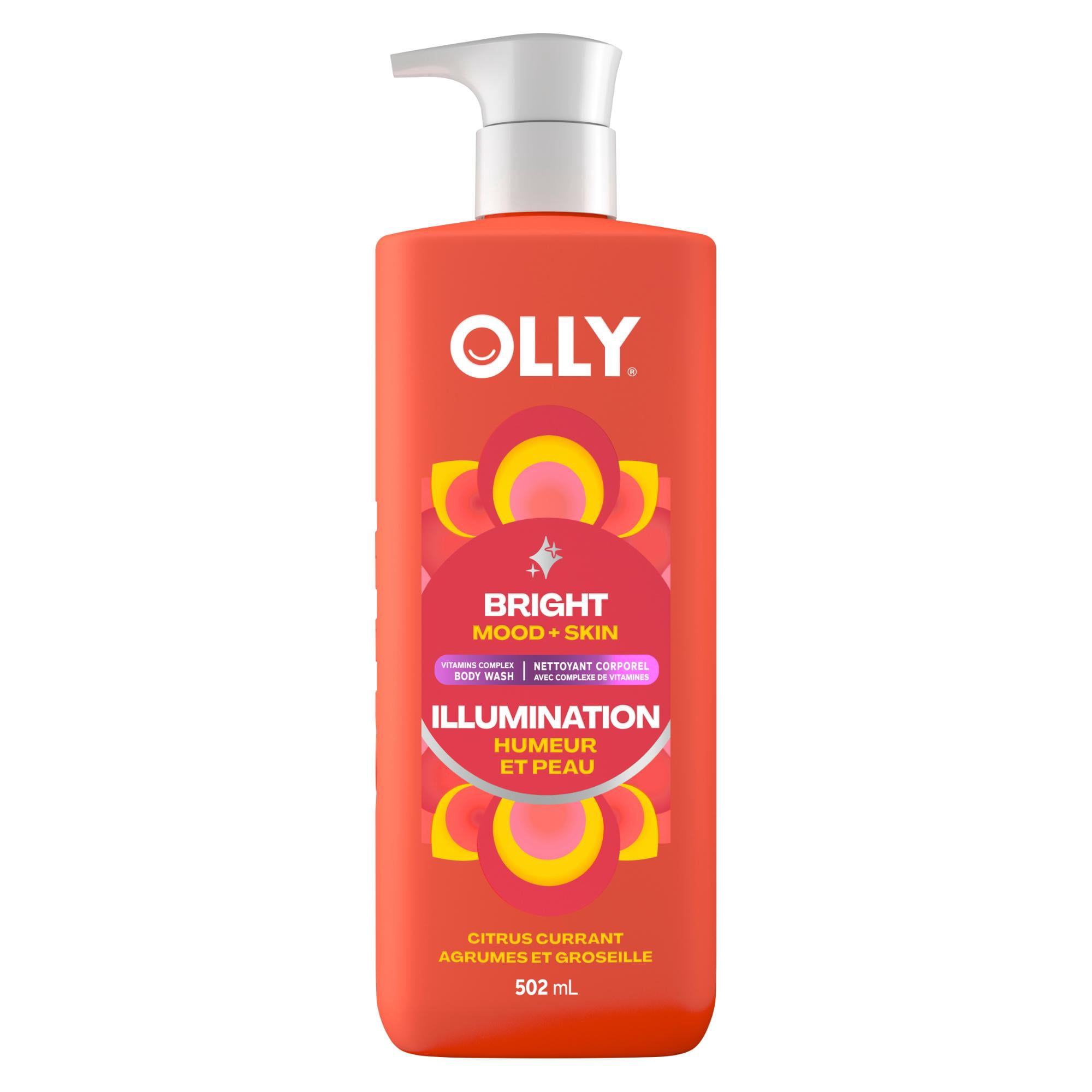 OLLY Nettoyant Corporel avec Complexe de Vitamines Agrumes et Groseille Illumination Humeur et Peau, 502 ml