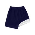 thumbnail image 2 of Boys Swim Trunks Kids Toddler Boys Solid Color Quick Dry Swim Trunks with Compression Liner Stretch Swim Shorts Rash Guard for Boys Dark Blue 14 Years-16 Years, 2 of 3