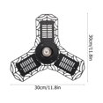 thumbnail image 4 of 1PC Practical Garage Lamp Industrial Mining Light Deformable Folding Lamp 40W, 4 of 8