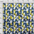 thumbnail image 2 of oneOone Silk Tabby Fabric Parallelogram & Triangle Geometric Decor Fabric Printed BTY 42 Inch Wide, 2 of 4