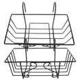 thumbnail image 2 of MIANGASTORE 2Pcs Balcony Hanging Flower Pot Holder Hanging Railing Planter Basket Metal Plant Pot Holder, 2 of 7