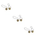 thumbnail image 4 of yingyy 1/2/3/5 2 Pieces Curtain Tieback Round Polyester Replacement Simple Style Household Kitchen Sunshade Drape Fixing Fastener Bronze 3PCS, 4 of 6