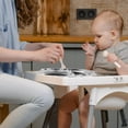 thumbnail image 4 of EIGTHTAILToddler Plate Divided Stainless Steel Baby Plate Kids Stainless Steel Plate Food Divided Plate for Toddlers Baby Food Container, 4 of 8