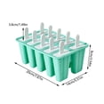 thumbnail image 4 of Agiferg Popsicle Molds 10 Pieces Silicone Ice Molds Tray Mold Reusable Easy Ice Maker, 4 of 4