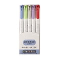 thumbnail image 1 of Double Ended Highlighter Pens No Bleed Through Chisel Tip and Fine Point Assorted Colors for School Office Supplies Note Taking Journaling Planner Bible Study Art Markers Student Teacher Gift Set, 1 of 7