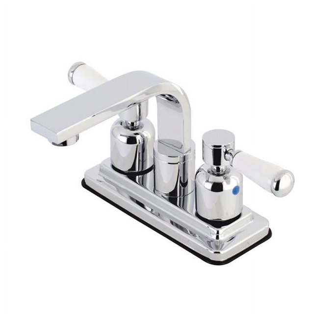 Kingston Brass KB8461DPL Robinet de Lavabo Paris Centerset 4 Po, Chrome Poli