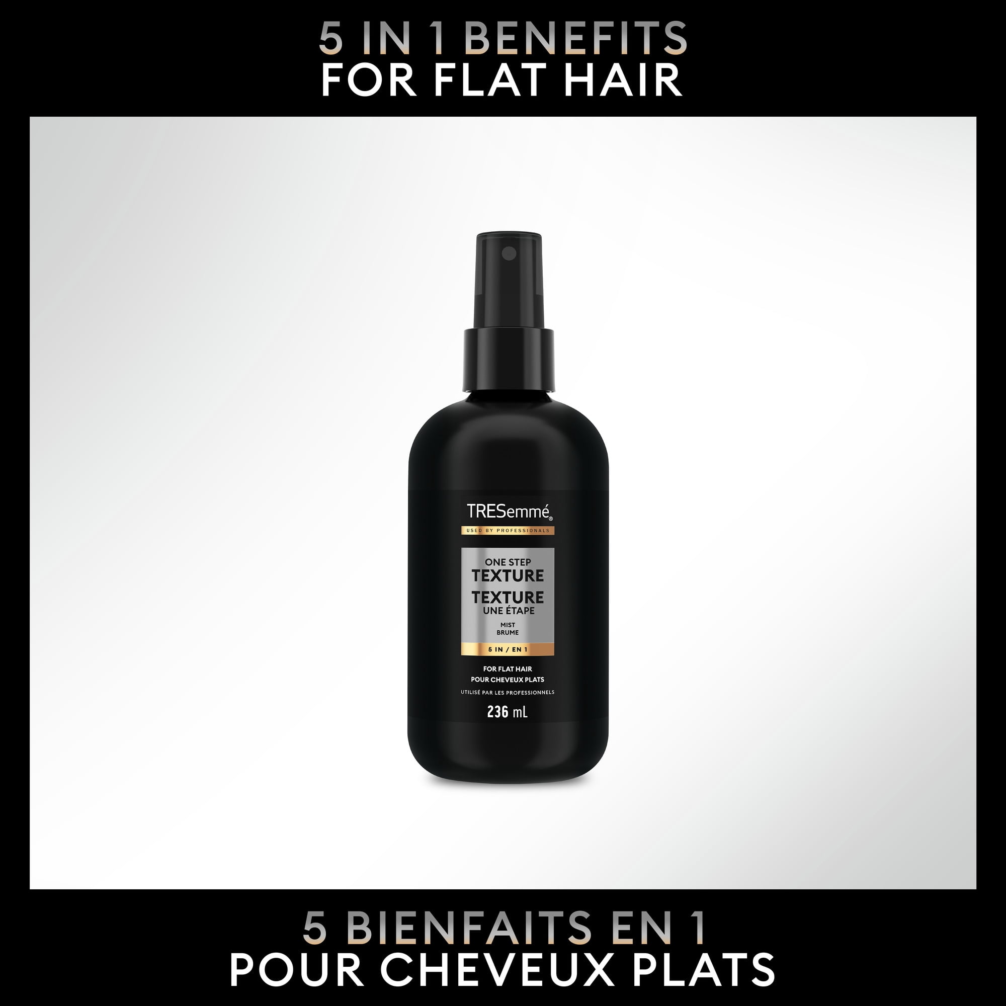 TRESemmé Brume Texture Une Étape 5-en-1 pour Cheveux Plats, 236 ml