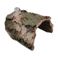 thumbnail image 4 of Wweixi Fish Tank Hideout Hollow Tree Trunk Ornament Creating Shelters For Small Lizards Betta Fish Reptile Hideout Green Style B, 4 of 6
