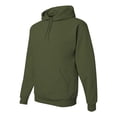 thumbnail image 2 of Jerzees Mens NuBlend Pull Over Hooded Sweatshirt, L, Military Green, 2 of 3
