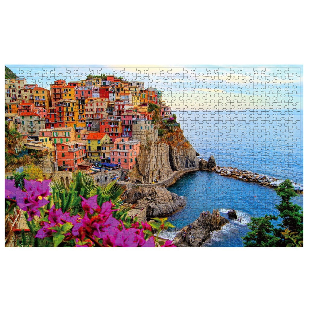 Bmisegm 500 Piece Large Puzzle Toy for Adults - Brain Training Game - and Challenging Puzzle Activity - for Family and - Ideal for Puzzle Enthusiasts 500Pcs Puzzle Toy Multicolor