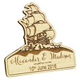 thumbnail image 3 of Rustic Wedding Save The Date Wooden Magnet 20 Custom Engraved Wooden Magnet Personalized Gift, 3 of 3