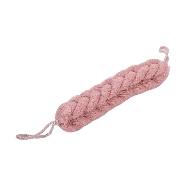 Visland Back Bath Sponge Stretchable Skin-friendly PE Exfoliating Loofah Back Scrubber for Bathroom