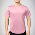 thumbnail image 2 of Plebaso T-shirts d'Entraînement à Manches Courtes pour Hommes, Col Rond Décontracté, Hauts Tee, Vêtements de Sport, Chandails de Sport pour Gym pour Hommes, 2 of 7