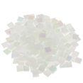 thumbnail image 2 of yuksok 250 Pieces Many Color Square Glass Mosaic Tiles For Mosaic Making Craft - Bright Bright white, 2 of 9