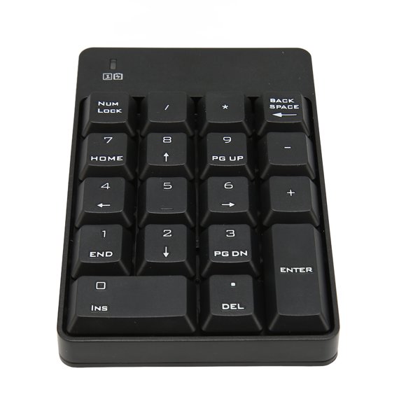 Wireless Numeric Keypad, SK-51AG, 2.4G 18 Keys Soft Touch USB Number Pad, Mini Keyboard for Home Office Use