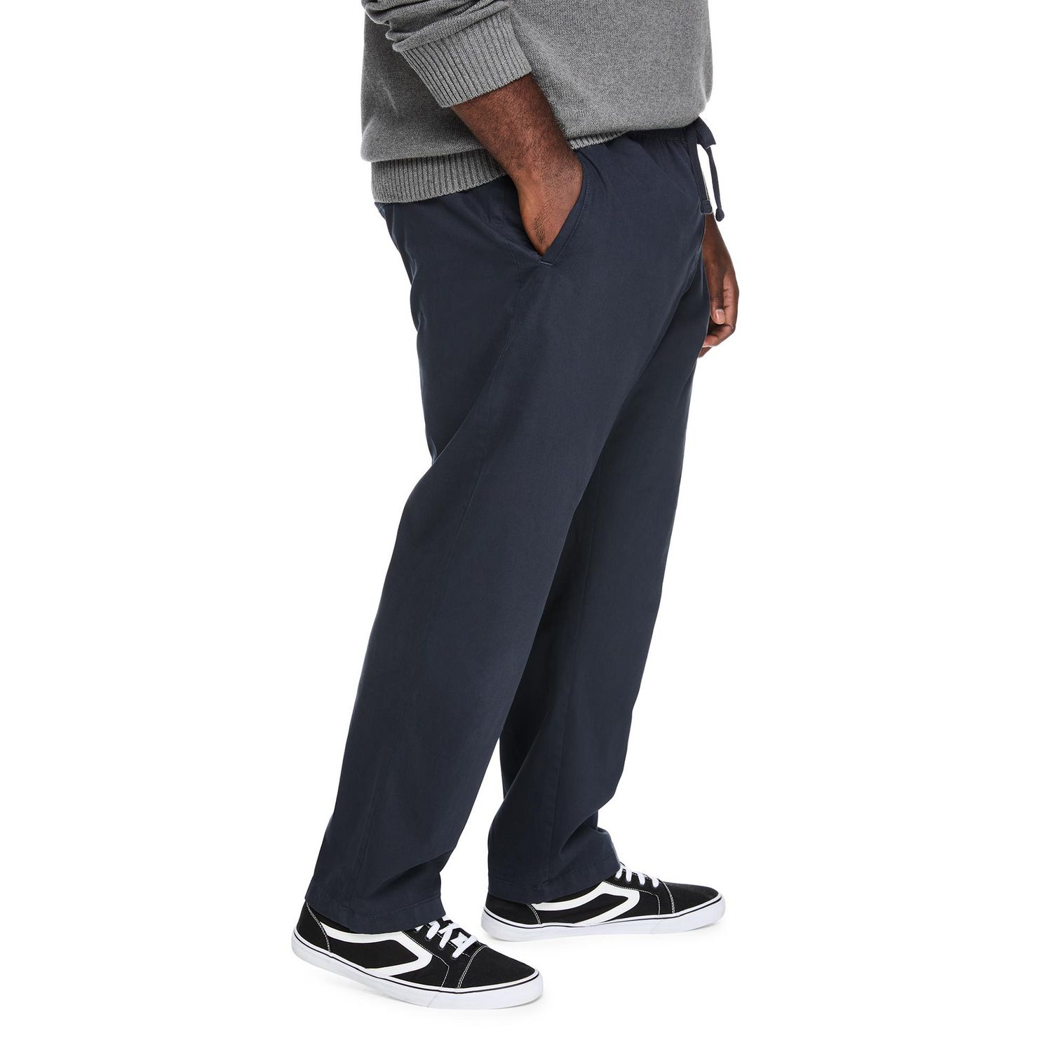 Pantalon à enfiler en twill George Plus pour hommes