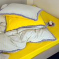 thumbnail image 3 of Zhuge Bed Sheets Set, Bedding Sheets Pillowcases Kit, Twin Bed Set, Hotel Bedding, Home Decor(Yellow), 3 of 4