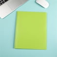 thumbnail image 2 of ZTTD 1pcs Plastic Folders with Pockets, Heavy Duty Pockets Folders with 3 Prongs and 2 Pockets Letter Size Paper Folders File Plastic Folders with Fasteners for Office, Green, 2 of 9
