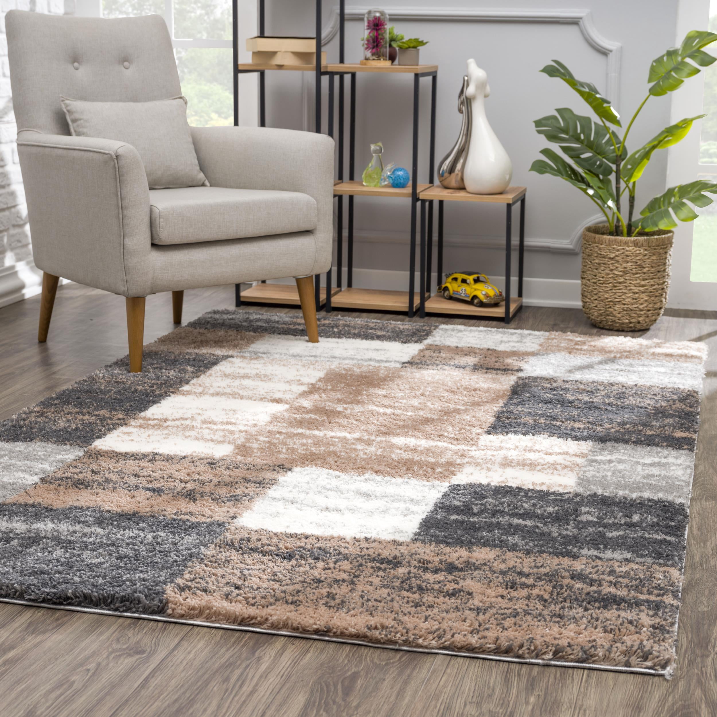 Rug Branch Retro Collection Tapis géométrique moderne