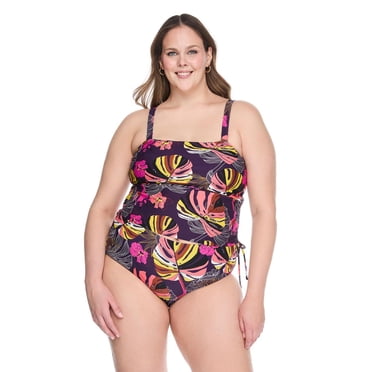 George Women's Plus Bandeau Tankini