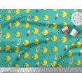 thumbnail image 2 of Soimoi Rayon Fabric Skull,Sun & Palm Tree Nature Print Fabric by Yard 56 Inch Wide, 2 of 3