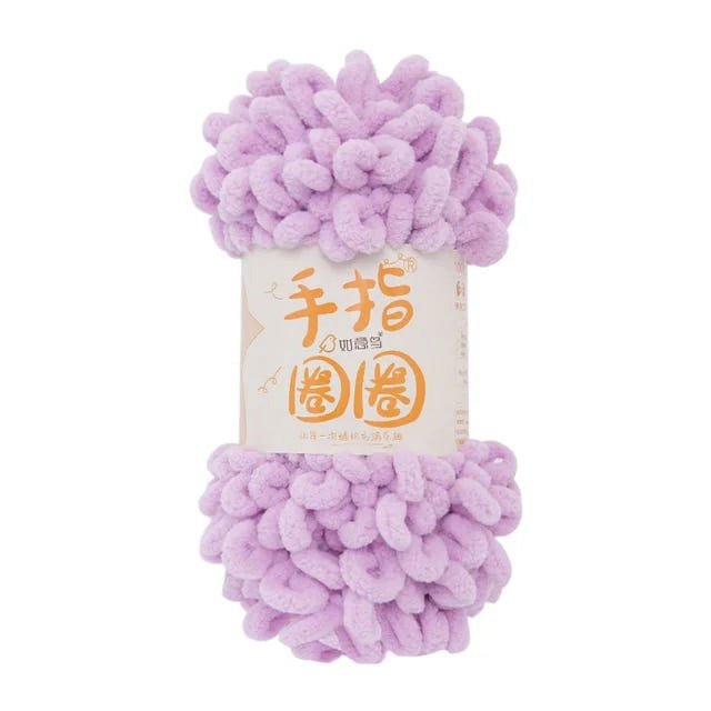 5PCS=500g Puffy Finger Loop Chunky Giant Chenille Yarn Crochet Hand Knitting Soft Rope Polyester Blanket No Needle Hook Freeship
