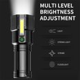 thumbnail image 4 of Dvkptbk Flashlight Petite Lampe de Poche à DEL Puissante pour l'Extérieur Rechargeable Super Lumineuse Portable Multifonction Flashlight Essentiels de Camping, 4 of 9