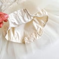 thumbnail image 3 of Jupe d'Été pour Filles de Moins de 10 Ans, Nouvelle Robe Sans Manches à Volants en Dentelle, Broderie Col Rond, Nœud Princesse en Maille, Mode Décontractée, Tenue de Fête, Matériau Respirant, Entretien Facile, Style Tendance pour Jeunes, 3 of 7