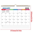 thumbnail image 3 of Fwttom English Wall Calendar Coil Simplified Calendar 365 Day Countdown Calendar, 3 of 9