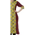 thumbnail image 3 of Moomaya Kurtis Droits Imprimés pour Femmes, Col en V, Manches Retroussables, Kurta Tunique, 3 of 6