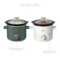 thumbnail image 4 of Drew Barrymore 2-Pack 2Qt Slow Cooker Set in Thyme and White Icing, 4 of 5