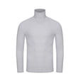 thumbnail image 1 of EGNMCR T-Shirt à Enfiler pour Homme, T-Shirt de Base, Mode Hiver, Décontracté, Couleur Unie, Col Roulé Extensible, Chandails, Blouse, Hauts, Chaud, Manches Longues, T-Shirt, 1 of 5