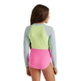 thumbnail image 4 of Justice Girls' Colour Block One Piece Rashguard, 4 of 5