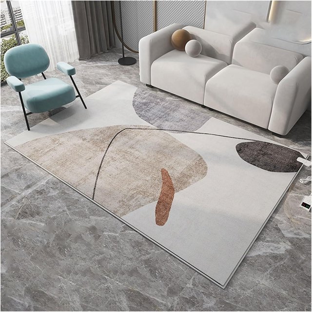 ORUYROP Modern Heated Floor Mat Area Rugs Electric Heated Area Rug Carbon Crystal Heated Carpet Heated Floor Mat or Office and Home (Color : 7, Size : 160x240cm)